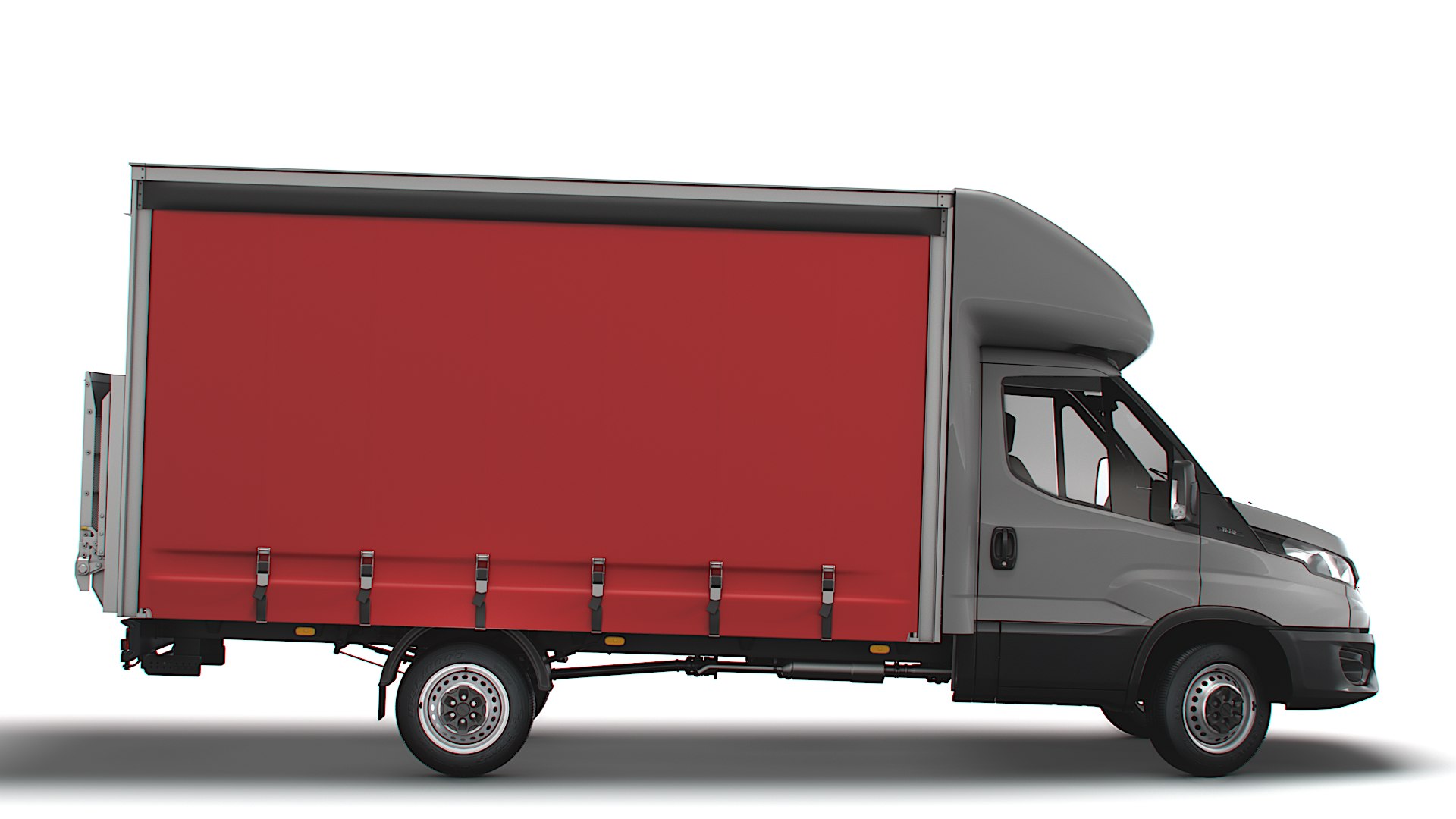 3D Iveco Daily Luton Curtain sider Tail Lift 2021 model - TurboSquid ...