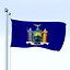 Animated New York Flag