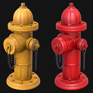 Fire Hydrant Game Ready PBR