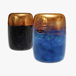 Rouge decor pill stool