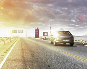 3dsmax gas station commercial