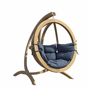 3D garden swing globo chair