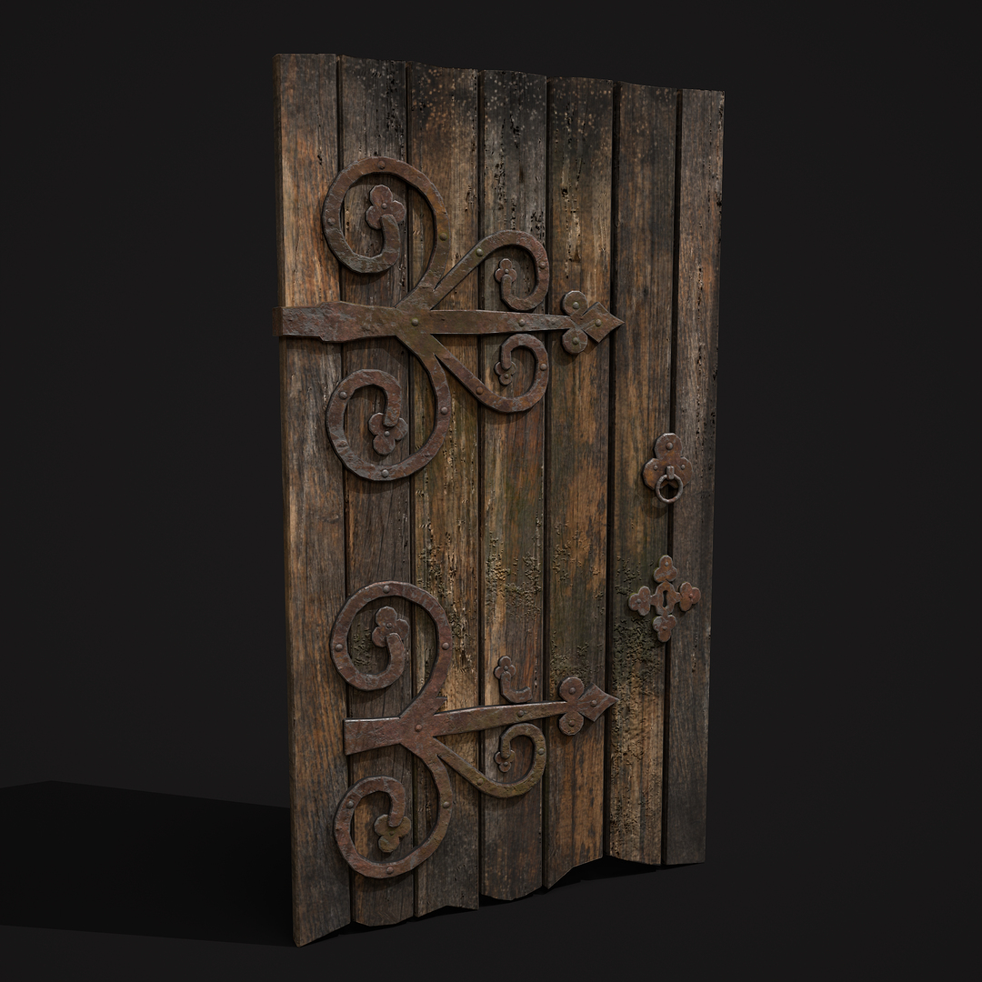 3D Medieval Fantasy Door - TurboSquid 1756080