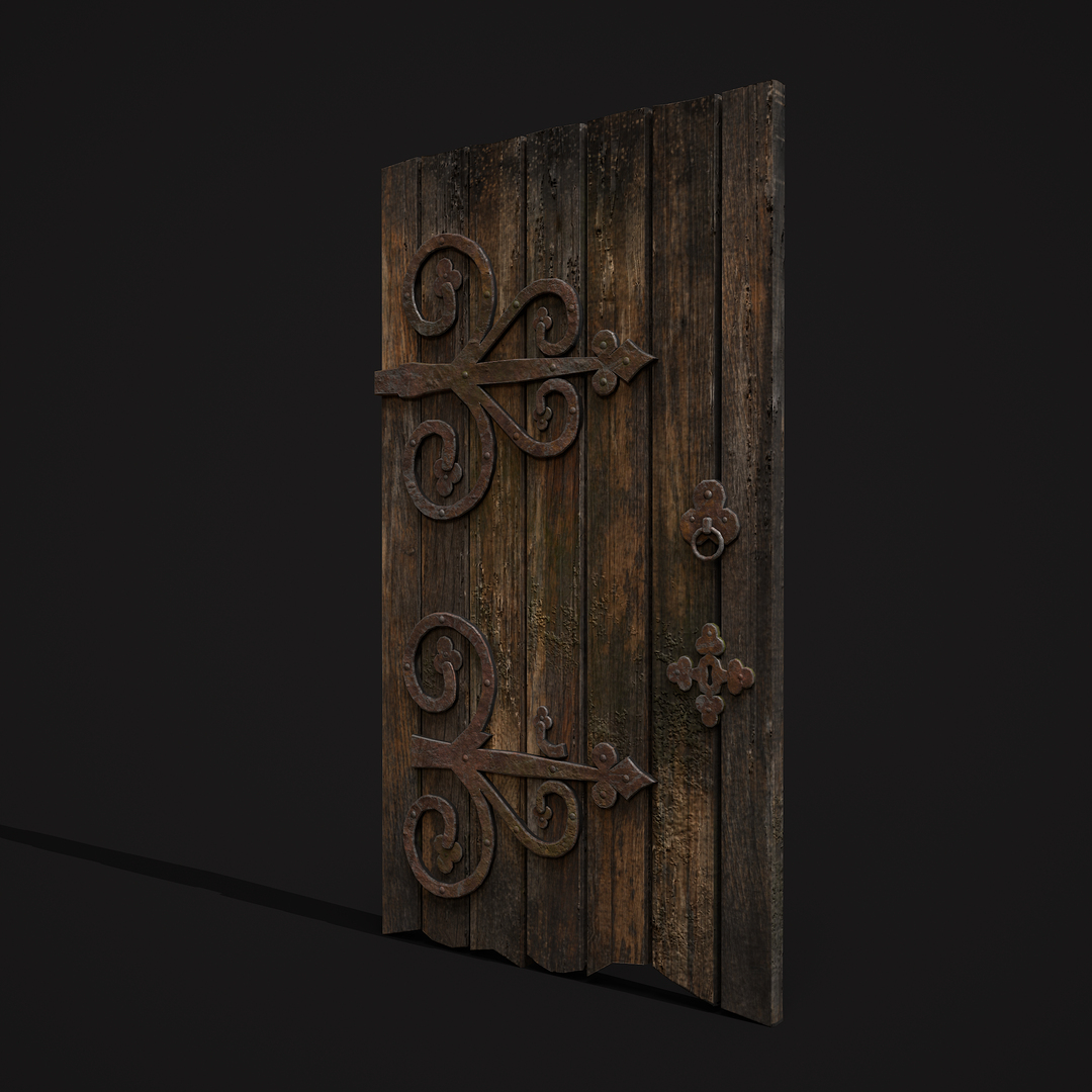 3D Medieval Fantasy Door - TurboSquid 1756080