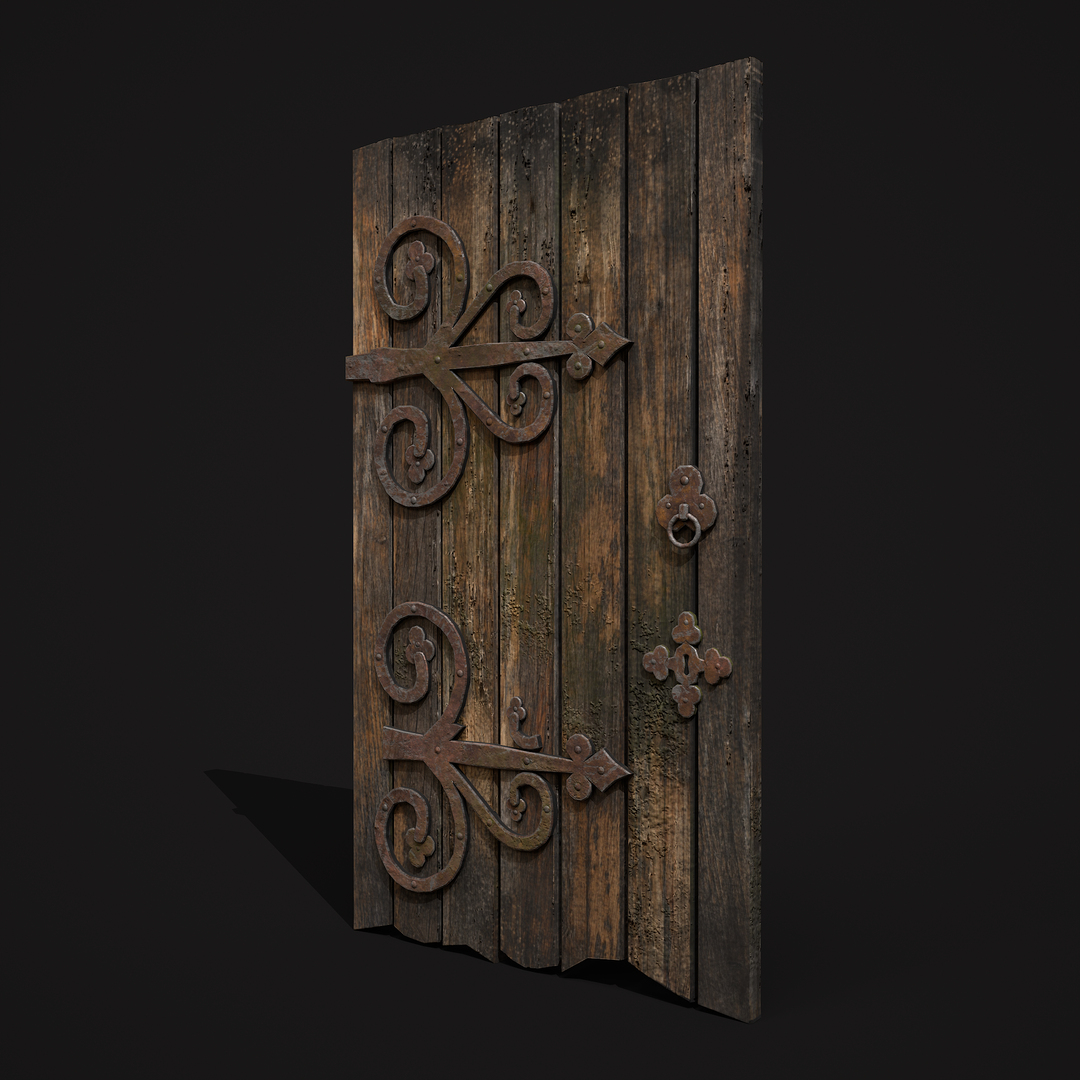 3D Medieval Fantasy Door - TurboSquid 1756080