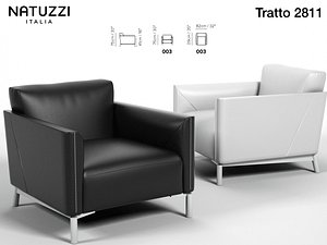 armchair natuzzi sofa 3d 3ds