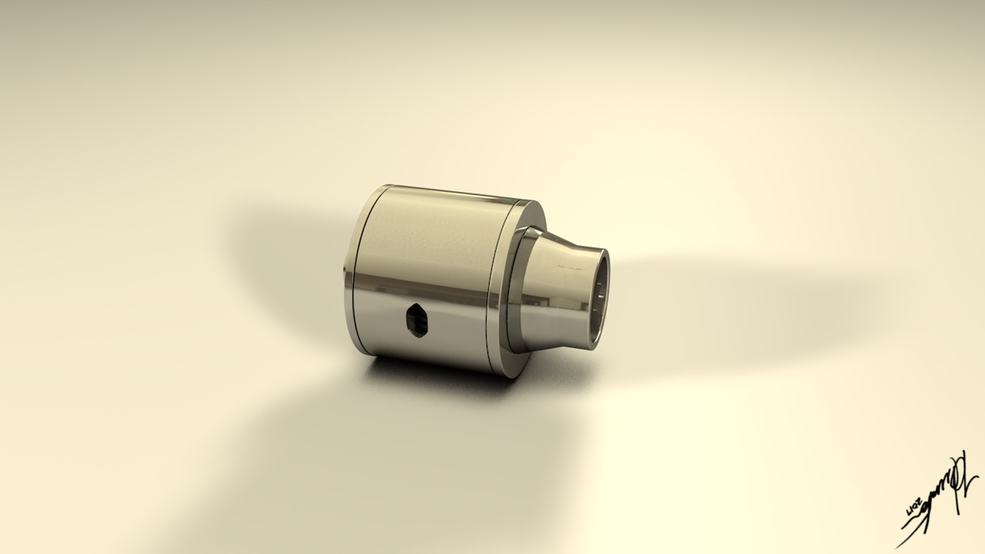 3d Dripping Atomizer Coiled Model