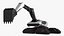 SciFi Excavator New Rigged 3D model