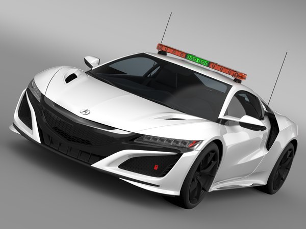 acura nsx safety car 3d 3ds