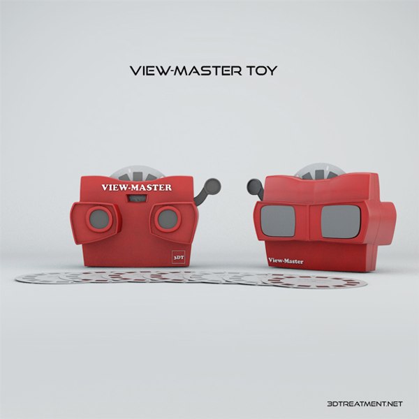 3D model viewmaster toy