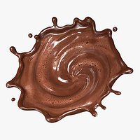 Chocolate Liquid Splash 017