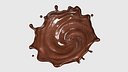 Chocolate Liquid Splash 017