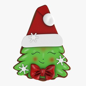 christmas cookie fir 3D model
