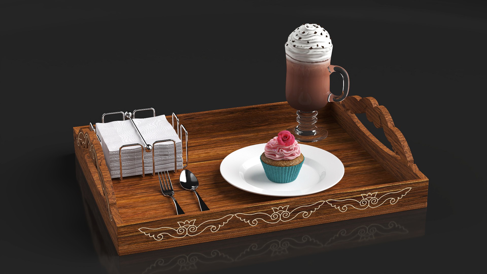 Wooden Serving Tray with Hot Beverage and Cupcake 3D https://p.turbosquid.com/ts-thumb/Pn/blATqv/iD/wooden_serving_tray_with_hot_beverage_and_cupcake_005/jpg/1731738576/1920x1080/fit_q87/bbe6a1b63c655bf3127083e5c92702b16982f916/wooden_serving_tray_with_hot_beverage_and_cupcake_005.jpg