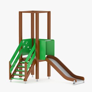 3D Lappset Tower and Slide model