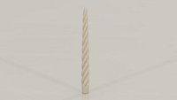 Low Poly Twist Candle
