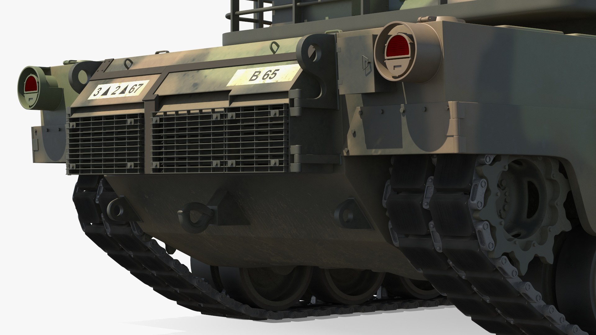 3D Model M1 Abrams Tank Rigged - TurboSquid 2387382