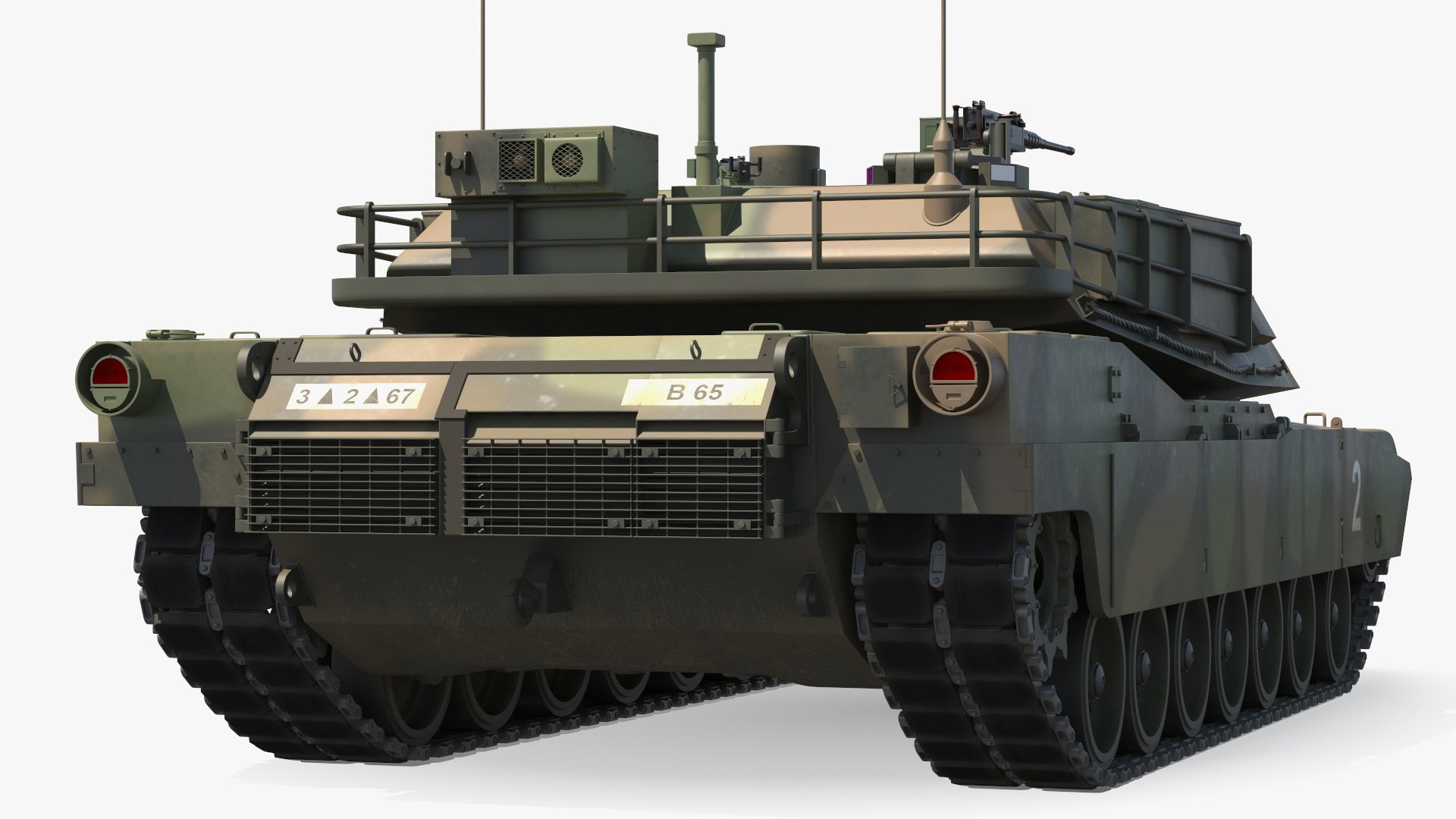 3D Model M1 Abrams Tank Rigged - TurboSquid 2387382