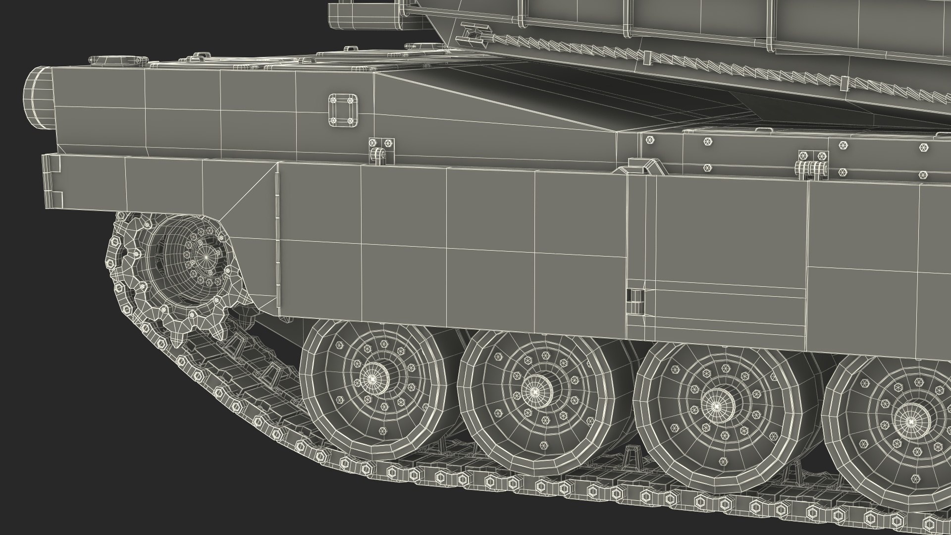 3D Model M1 Abrams Tank Rigged - TurboSquid 2387382