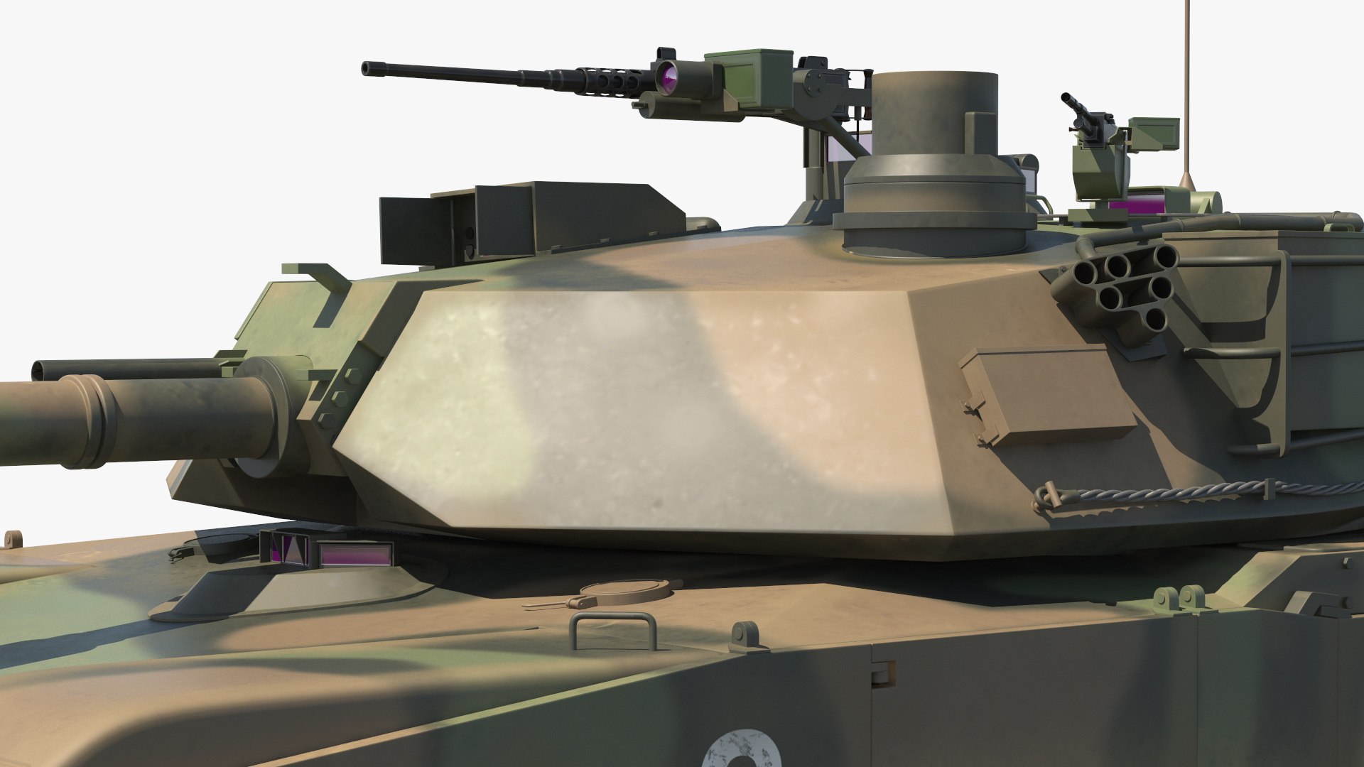3D Model M1 Abrams Tank Rigged - TurboSquid 2387382