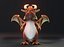 Dessin animé Dragon de cuivre Low-poly modèle 3D