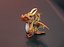 Dessin animé Dragon de cuivre Low-poly modèle 3D
