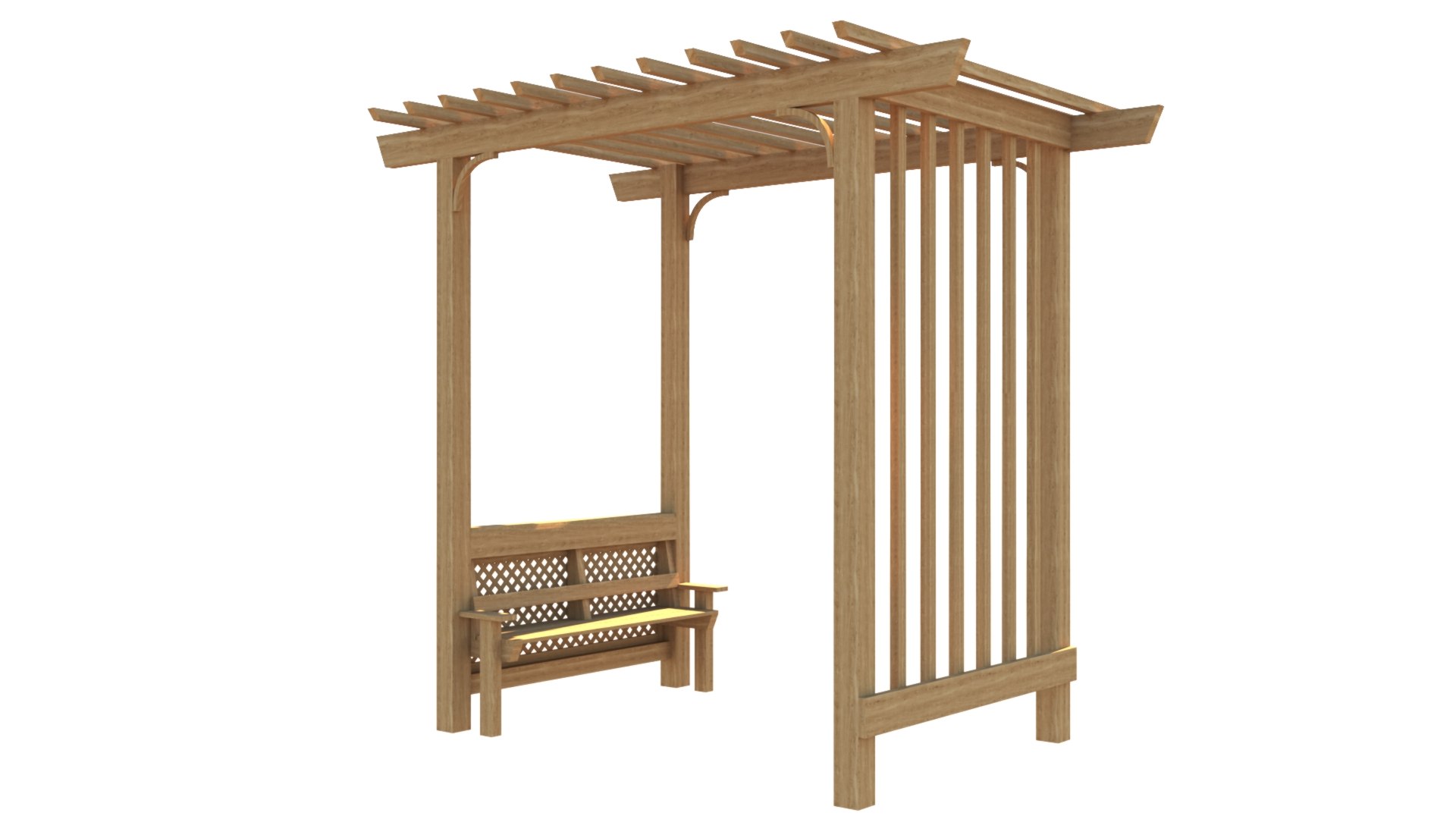 3D arbor garden - TurboSquid 1344768