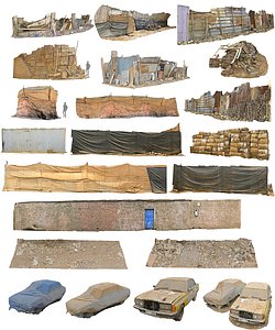 African Slums Scan Pack