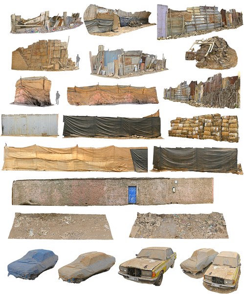 African Slums Scan Pack