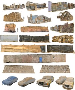 African Slums Scan Pack