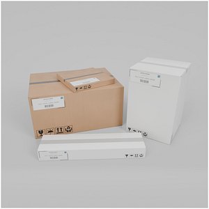 Retail Packaging Boxes Bundle – Rigged and Customizable