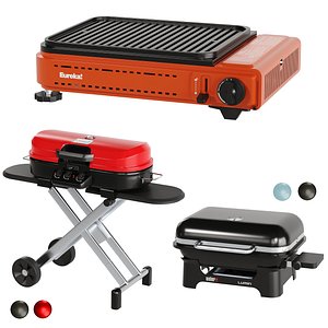 Grill Set 3 3D model