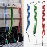 Pneumatic Brake Coil Hose Set Multicolor