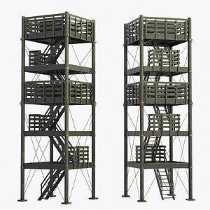 Watchtowers v5 3D model