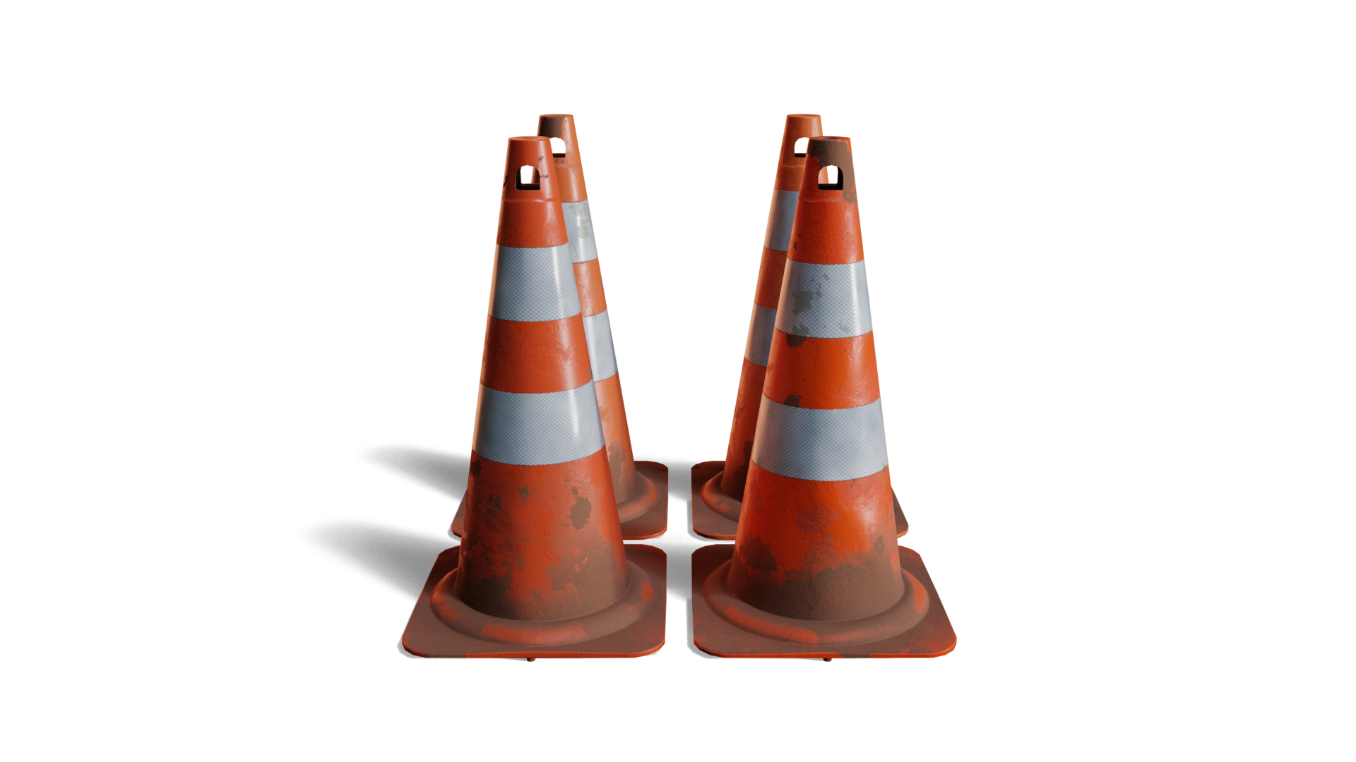 4 Worn Traffic Cones - Weathered - Optimized - Game Ready Low-poly - 4k 3D model https://p.turbosquid.com/ts-thumb/Pn/u3l4w5/3j/trafficcone/png/1731081675/1920x1080/turn_fit_q99/ed0ab20c3481d5e49c96d50889f2a49f826c5a15/trafficcone-1.jpg
