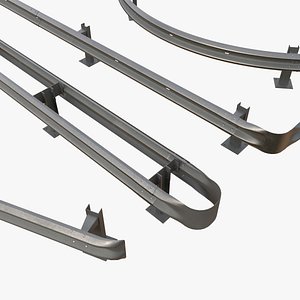 Road Barrier Guardrail pack