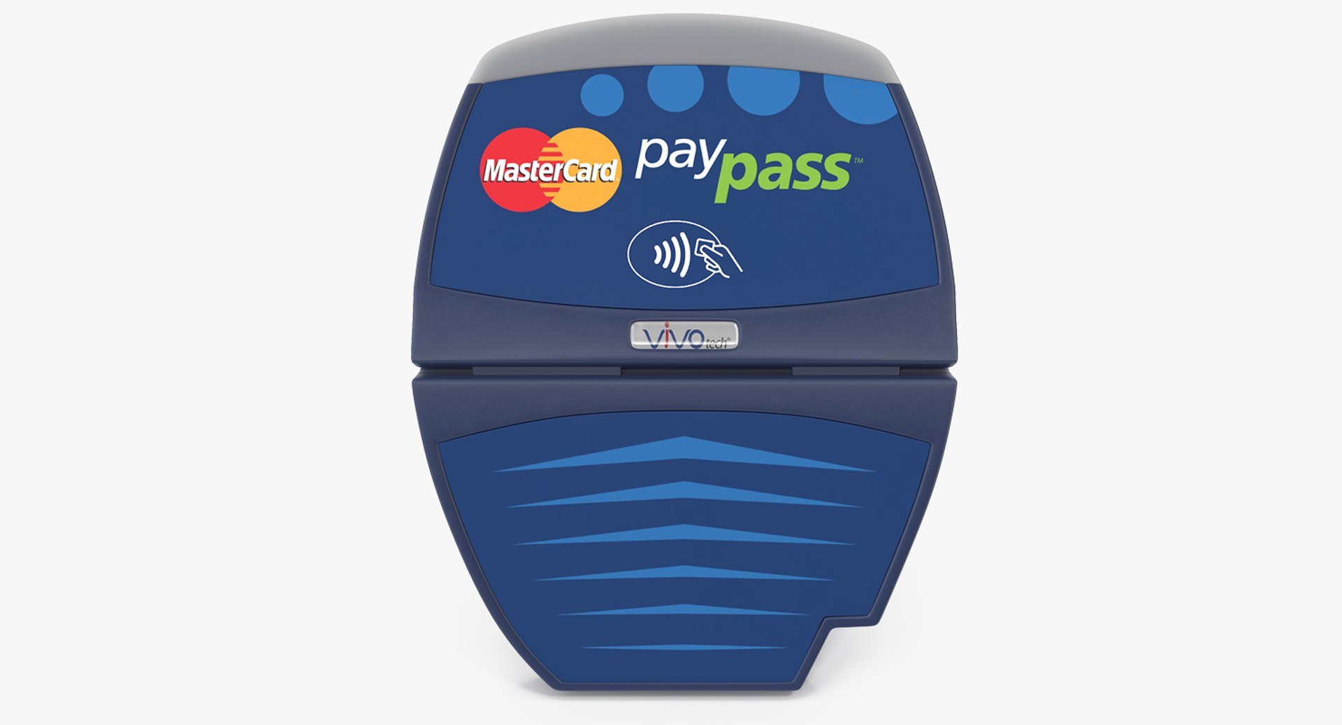 3D contactless credit card reader TurboSquid 1214465