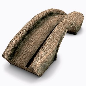 stone bridge 3d obj