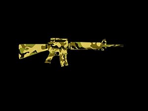 m16 rifle 3d model