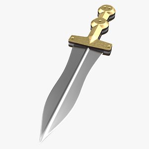 Roman Pugio Dagger 3D Model