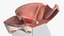 Female Reproductive System Anatomical Model Sagittal Section on Stand