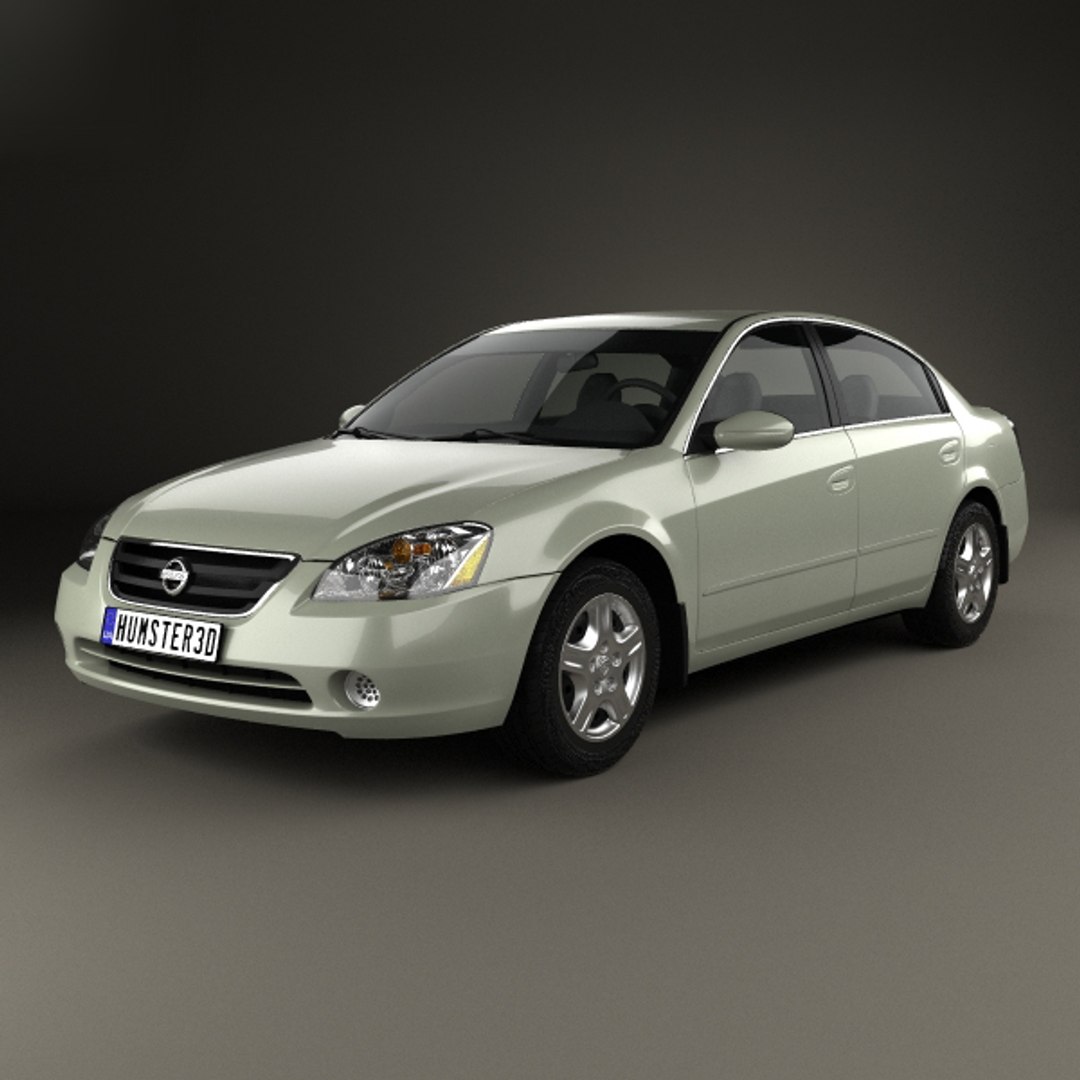 Nissan Altima 2002 Model - TurboSquid 1324595