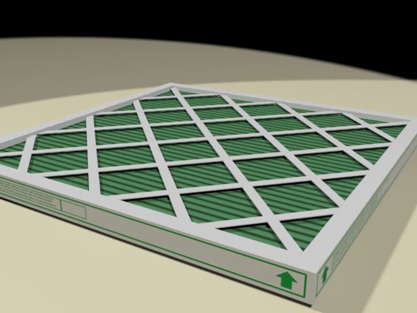 Standard Air Filter 3d Fbx