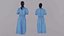 Blue Linen Outfit
