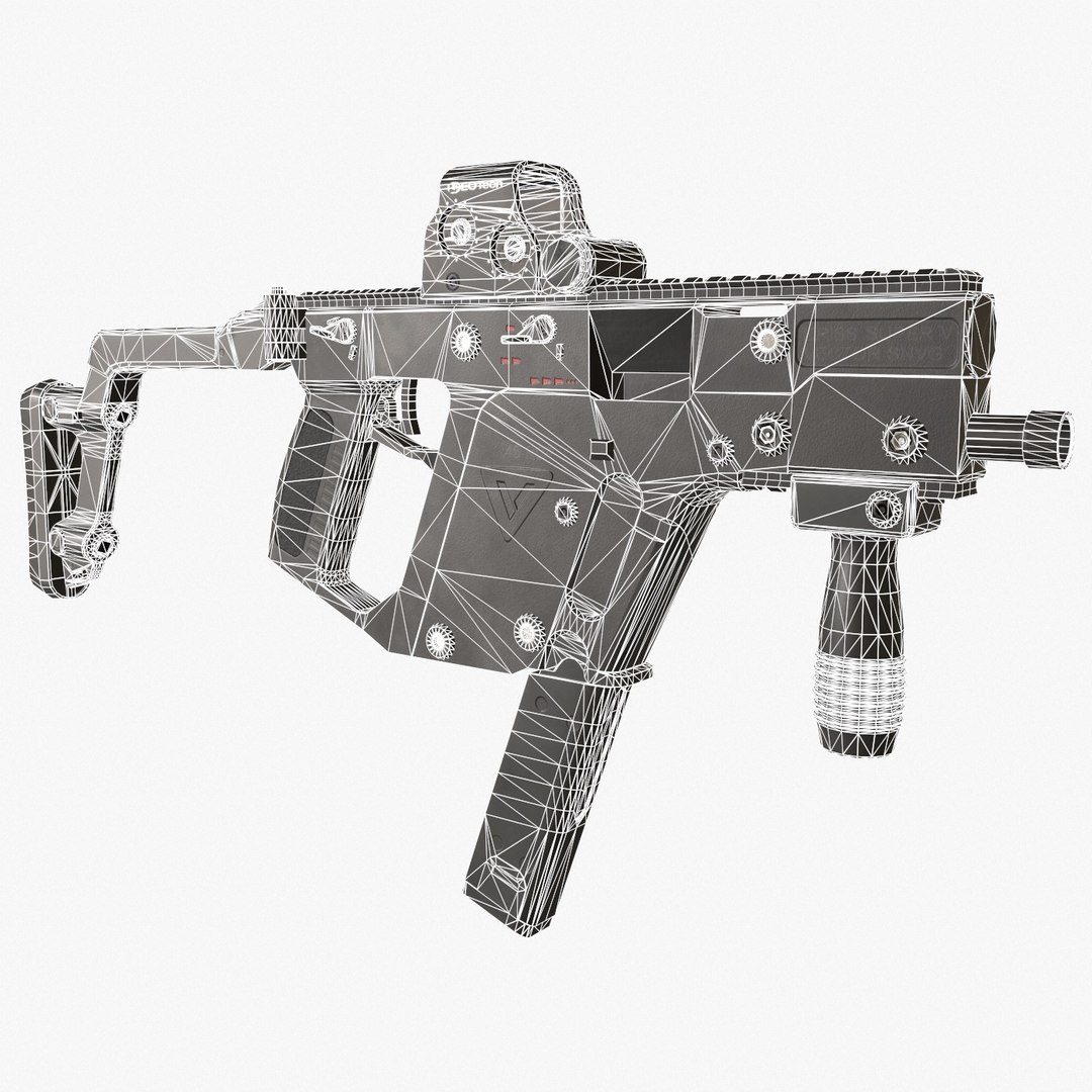 3D Model Kriss Vector Rifle - TurboSquid 1169116