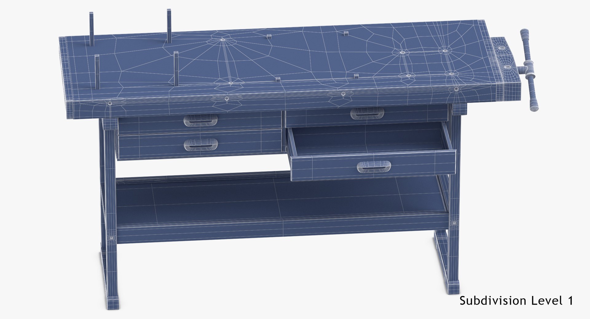 3D workshop work model https://p.turbosquid.com/ts-thumb/Po/PyYPON/nsg4ed0k/workbench_wireframe_subdiv1/jpg/1540218317/1920x1080/fit_q87/9abb5096eb3e0de6b548a41f9b0b3197f8f29ca8/workbench_wireframe_subdiv1.jpg