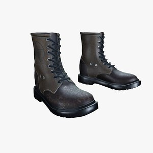 3D model Leather boots