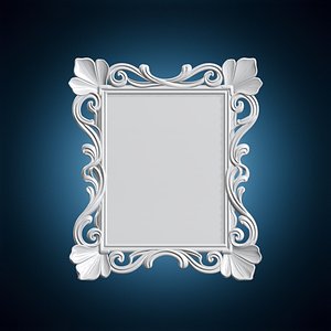 Art Nouveau Frame 3D Print Model 3D model