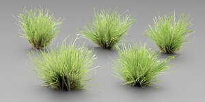 3D Lowpoly Grass collection vol 174-Blender-3dmodel model