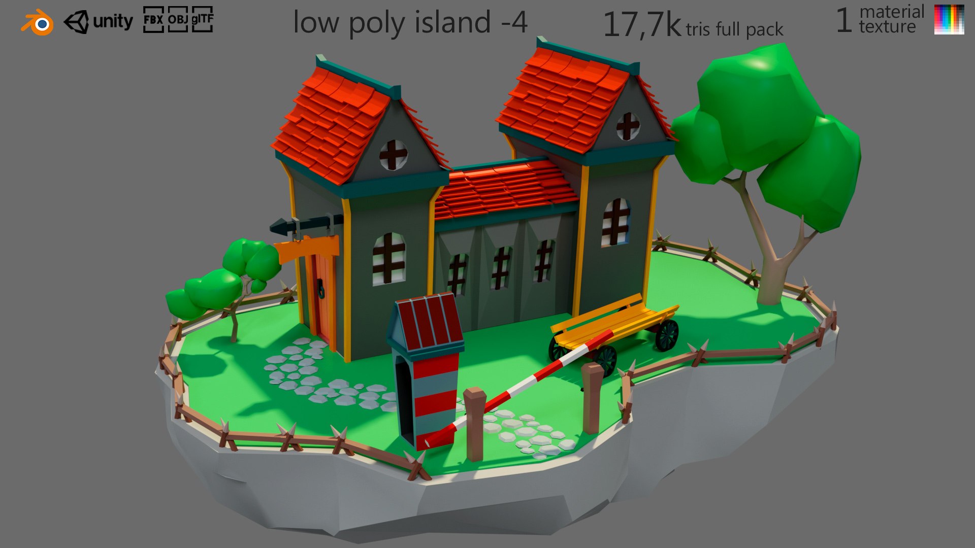 Island 4 Model - TurboSquid 1951889